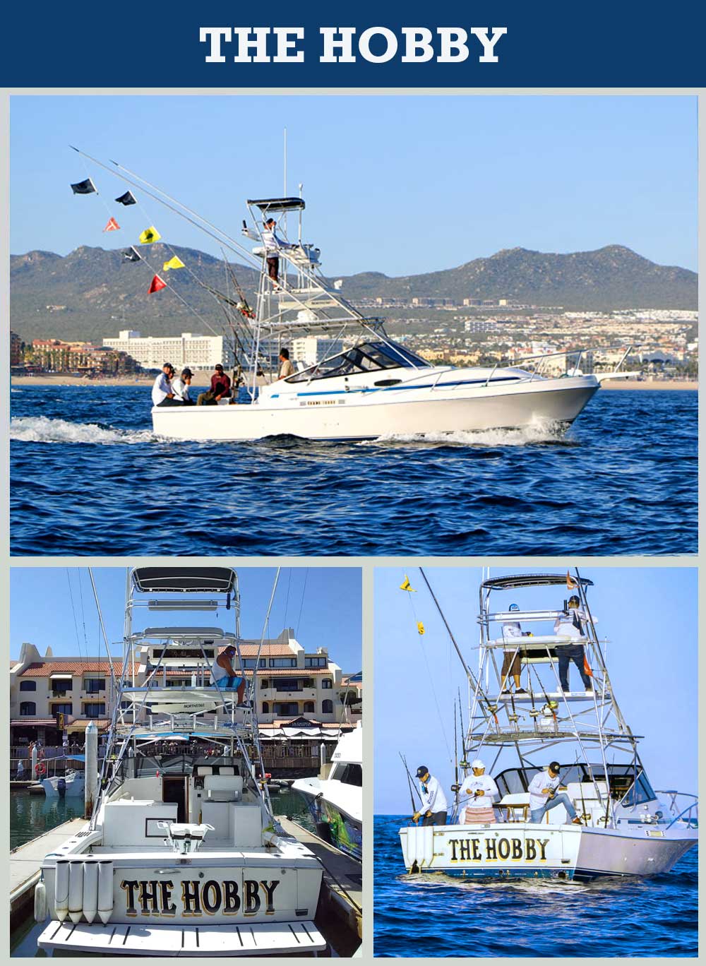Cabo charter fishing boat, The Hobby, Pochos