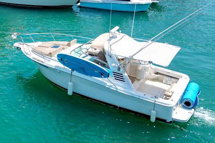 Perfect boat for cruising, surfing and snorkeling