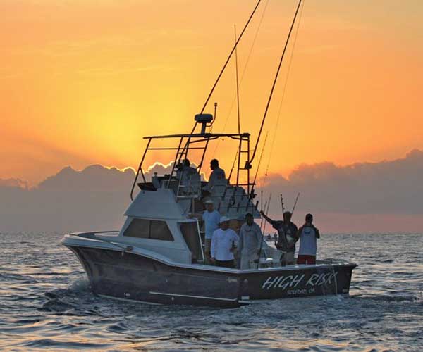 Cabo fishing charter boat, High Risk