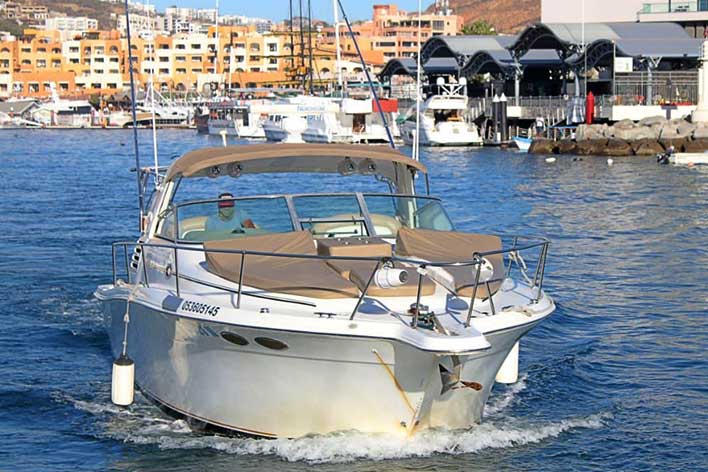 Sunning deck on private cruiser